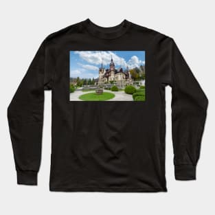 Peles castle in Sinaia, Romania Long Sleeve T-Shirt